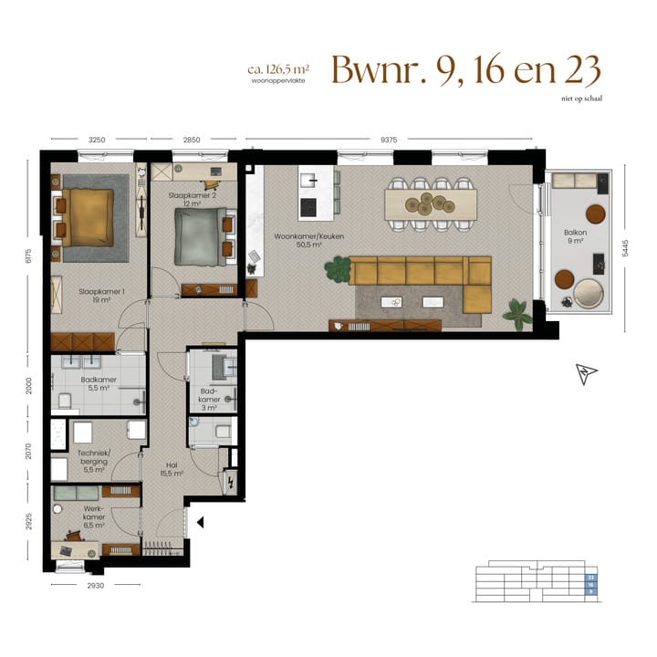 Foto 2 van Type III (Bouwnr. 9)