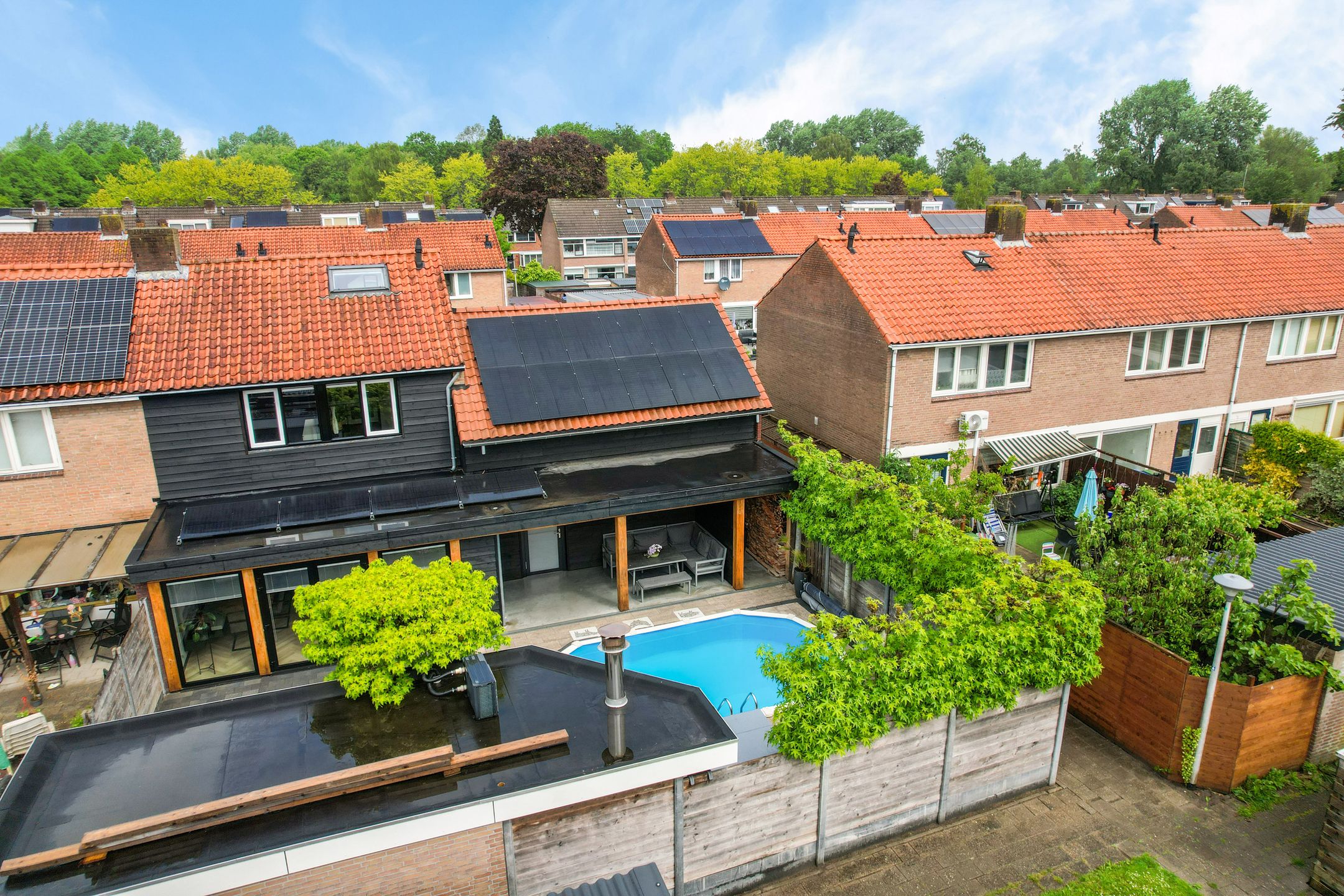 Completely Renovated Corner Home with Heated Pool and Garage in Central Emmeloord — 48