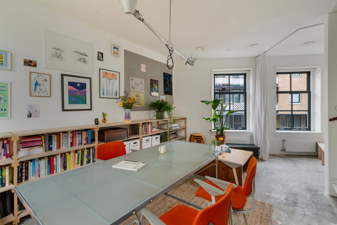 Renovated terraced house with west-facing terrace and private parking in historic Delfshaven — 31