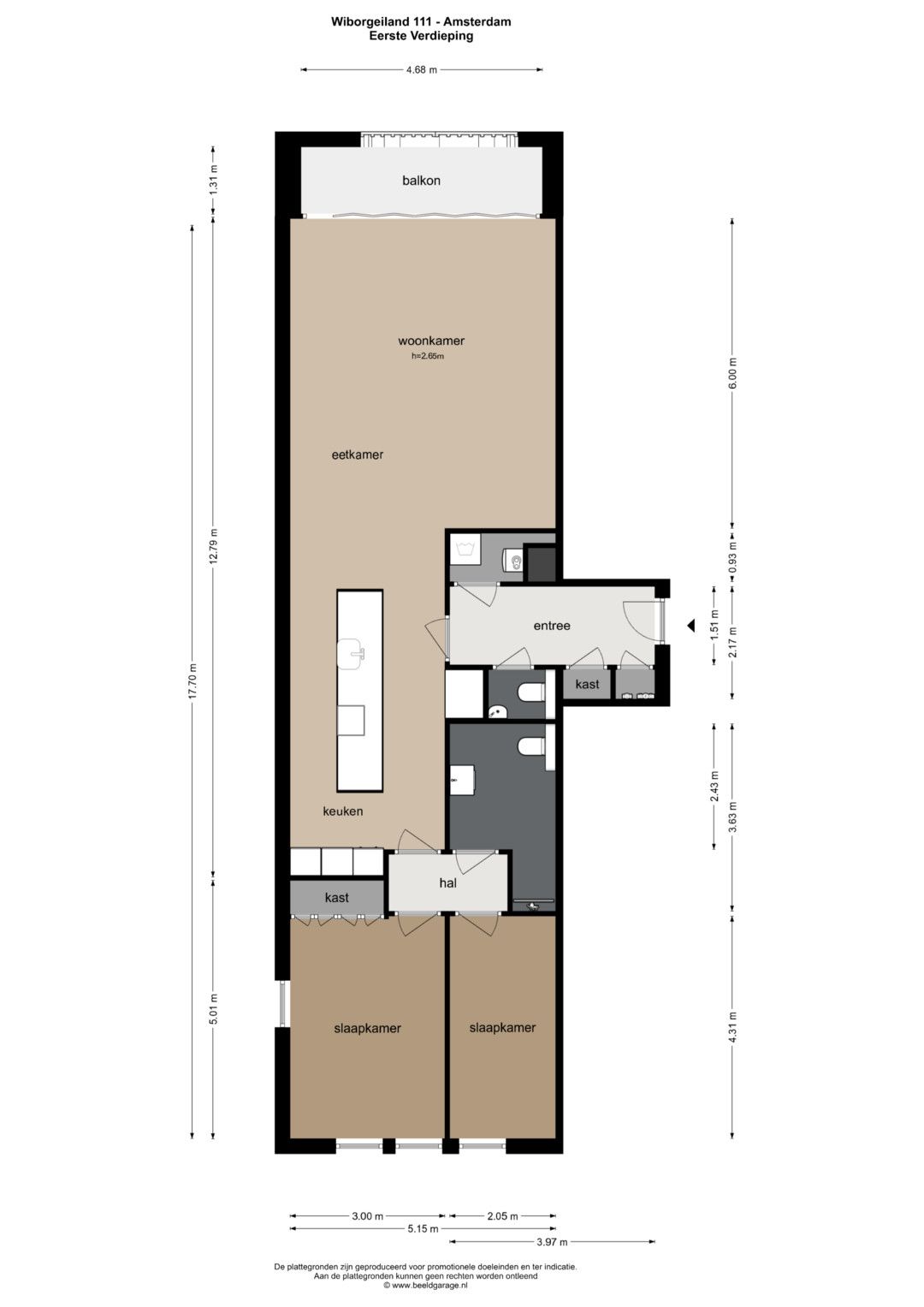 Luxurious 3-Room Apartment with Water View on Wiborgeiland — 33