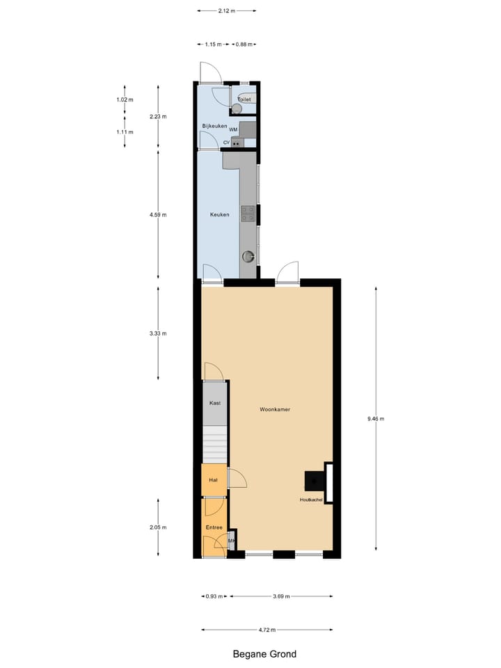 Tussenwoning te koop: Voorstraat 8, Wissenkerke