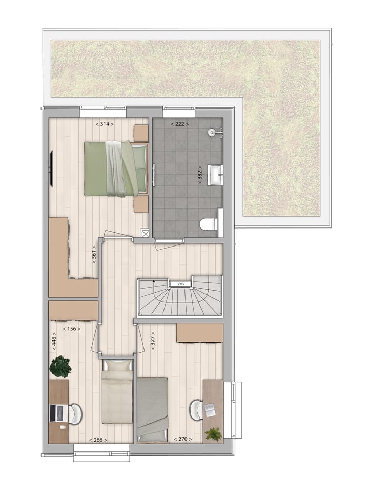 Foto 3 van Halfvrijstaande woning (Bouwnr. 37)