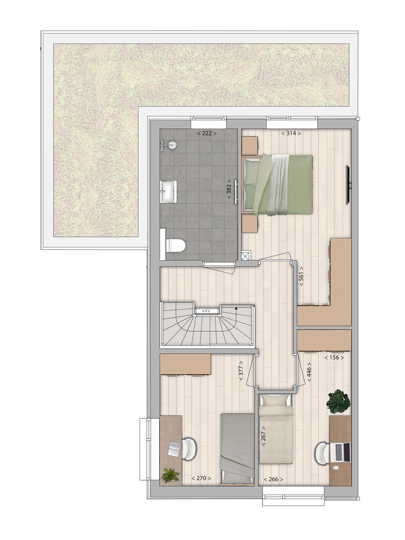 Halfvrijstaande woning (Bouwnr. 40) Leeuwarden - Aanzicht 4
