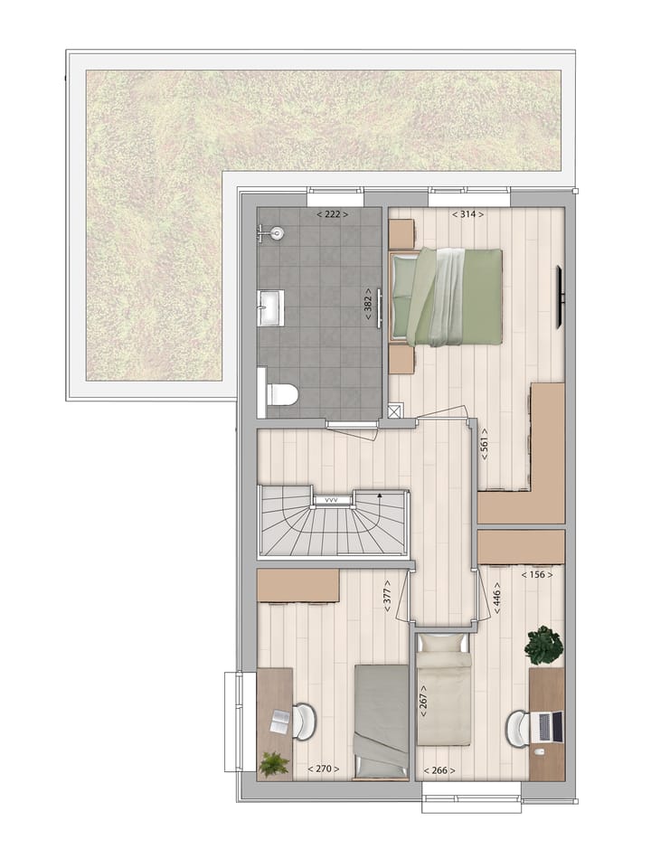 Foto 4 van Halfvrijstaande woning (Bouwnr. 40)