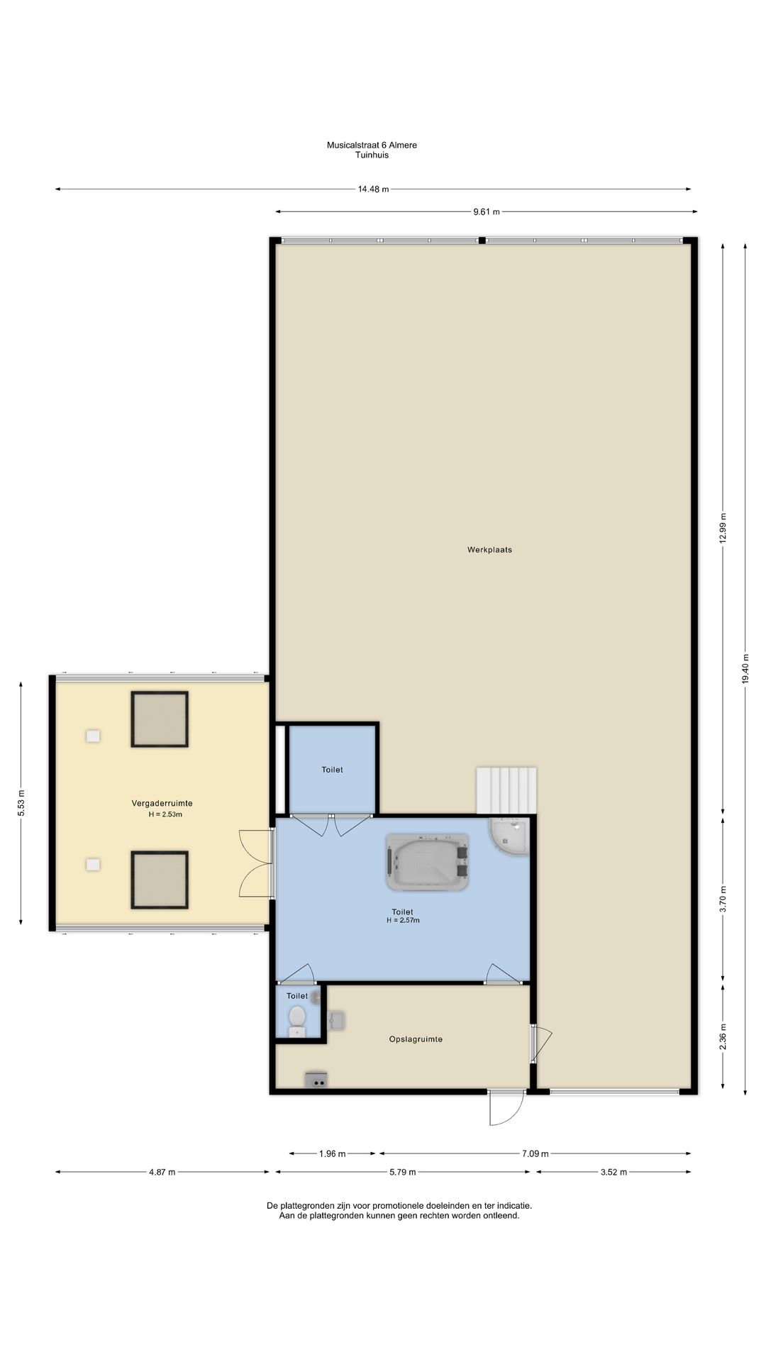 Luxury Combined Living and Working Property Near Almere Muziekwijk Station — 61