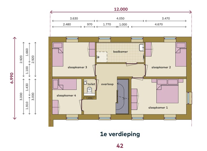 Foto 4 van De Waag (Bouwnr. 42)