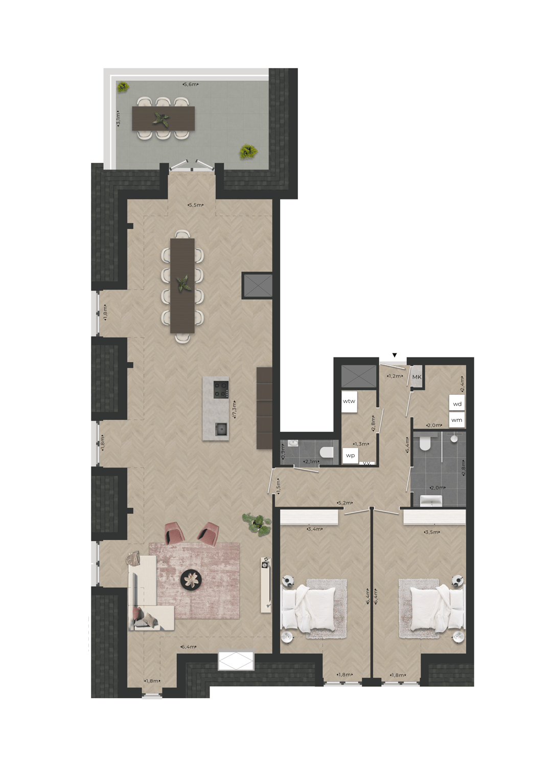 Photo 8 of G Penthouse (Bouwnr. B25)