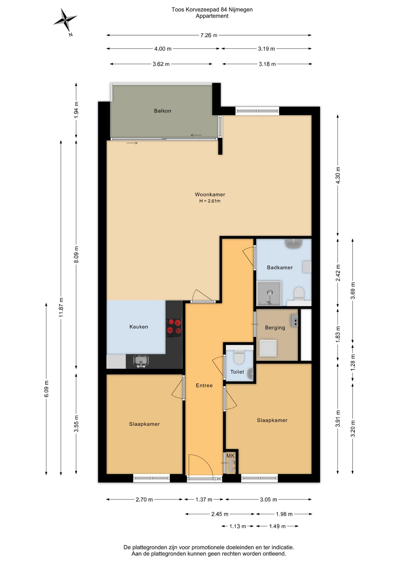 Modern Three-Room Apartment with Private Parking in Nijmegen — 33
