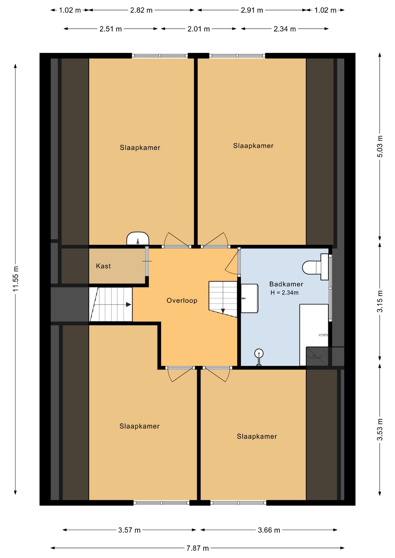 Spacious detached family home with six bedrooms in child-friendly neighborhood — 66