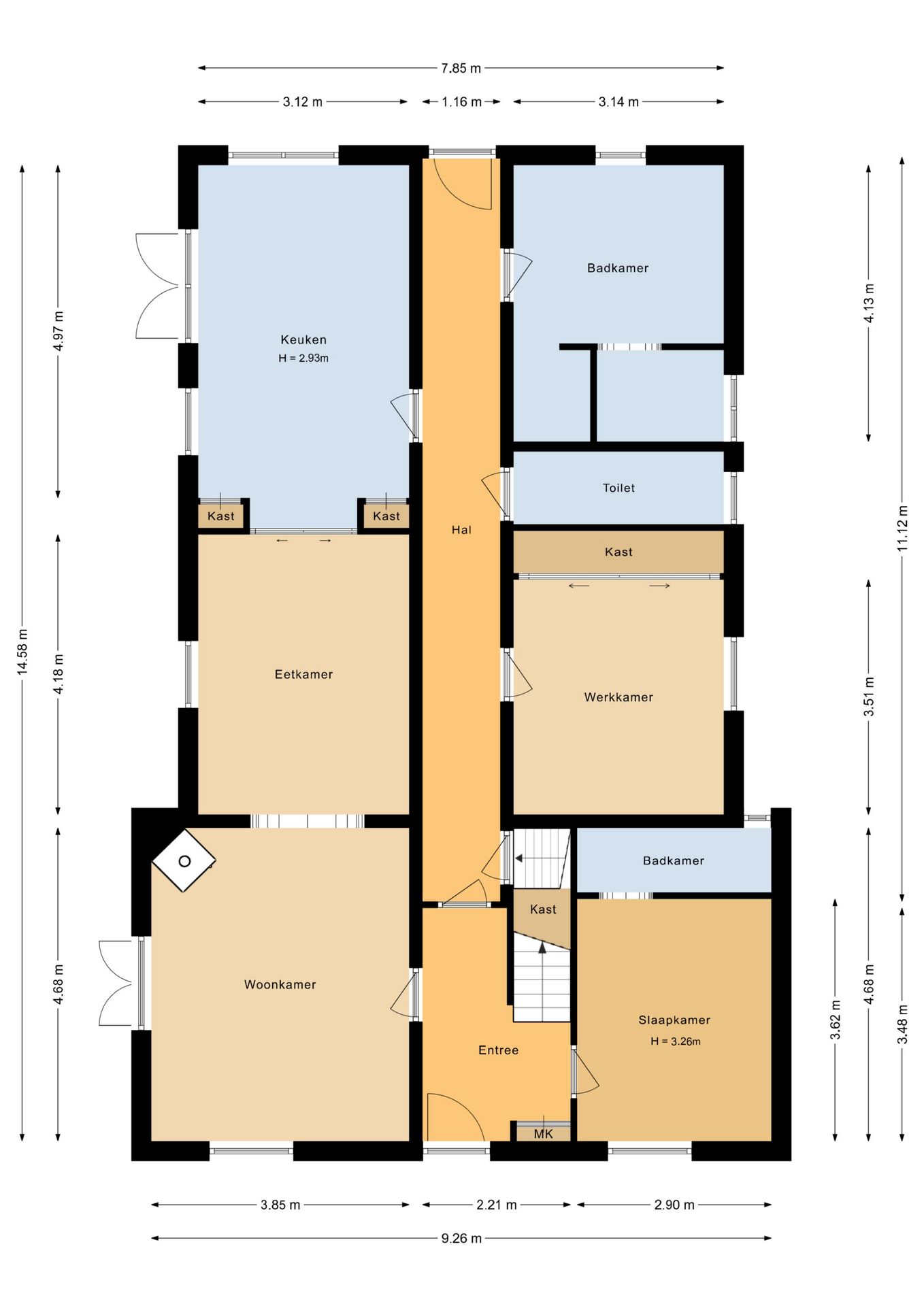 Renovated Detached Villa with Commercial Space Near Veluwezoom National Park — 55