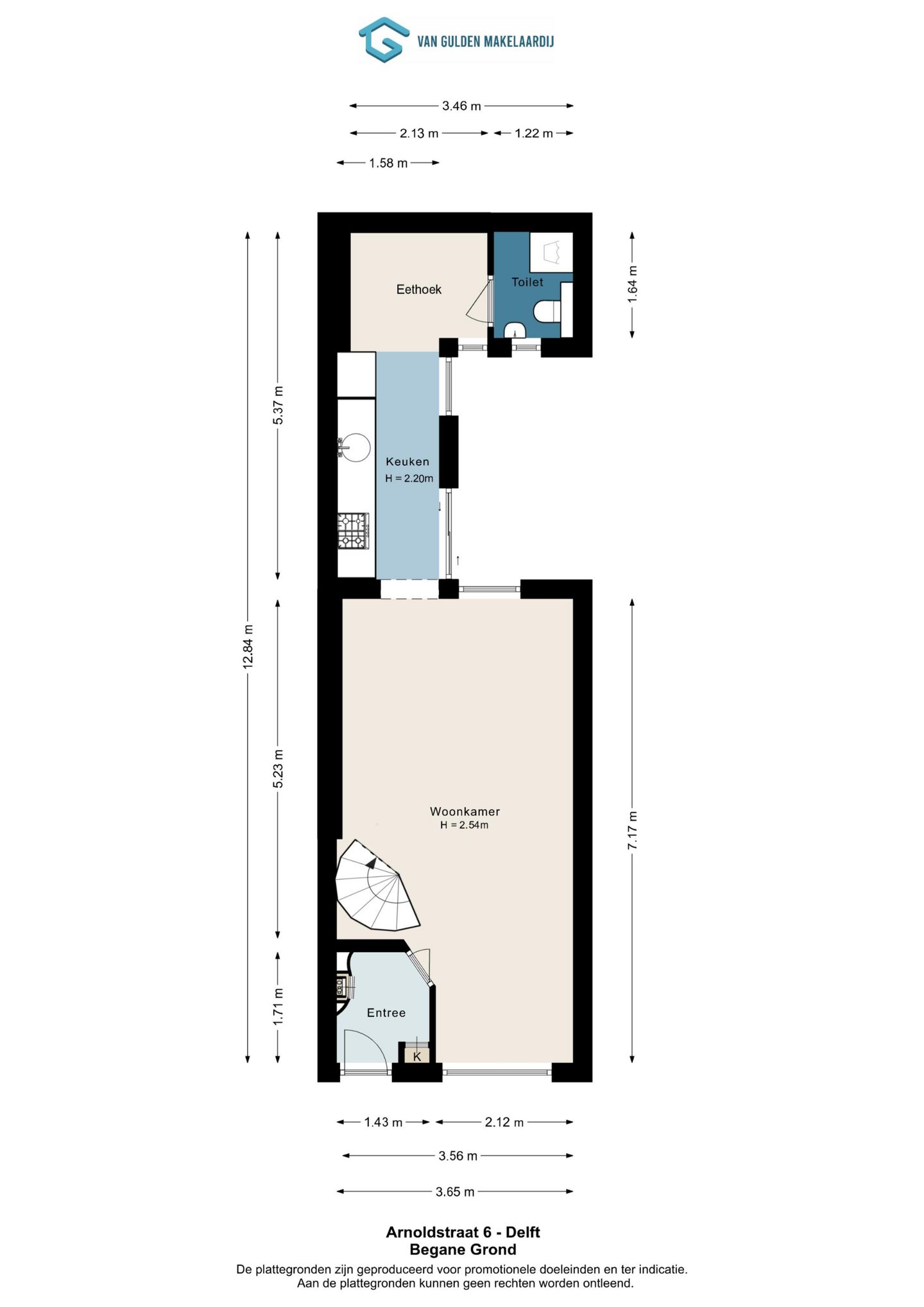 Charming early twentieth century home with patio and roof terrace in Delft — 34