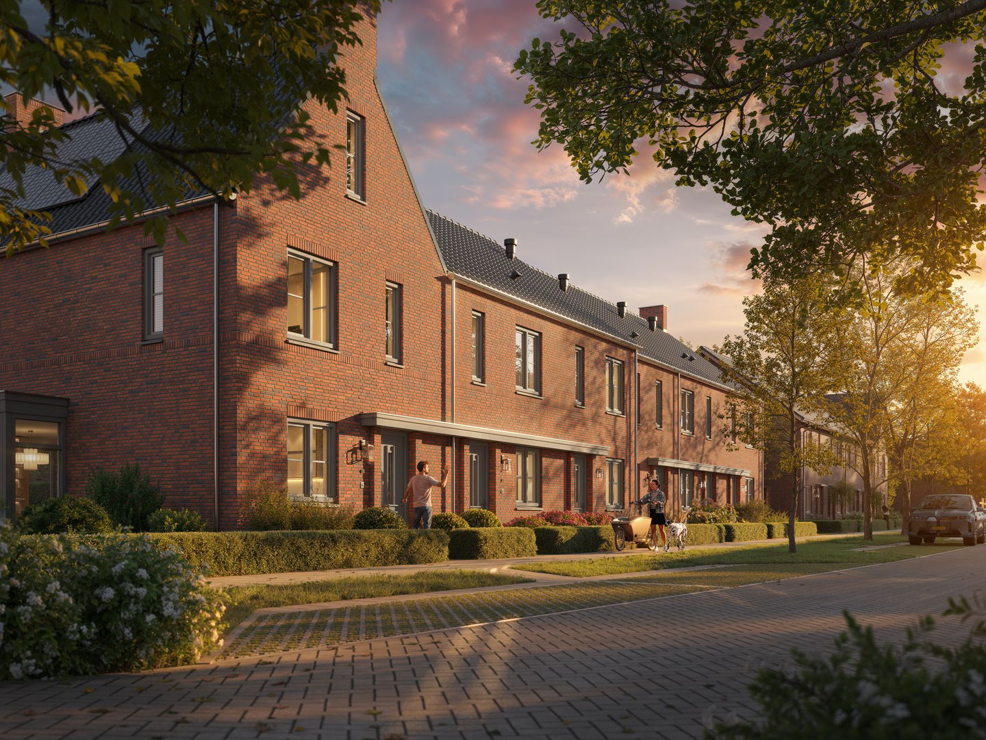 Foto 1 van C54 - Royale hoekwoning dwarskap en erker (Bouwnr. 8)