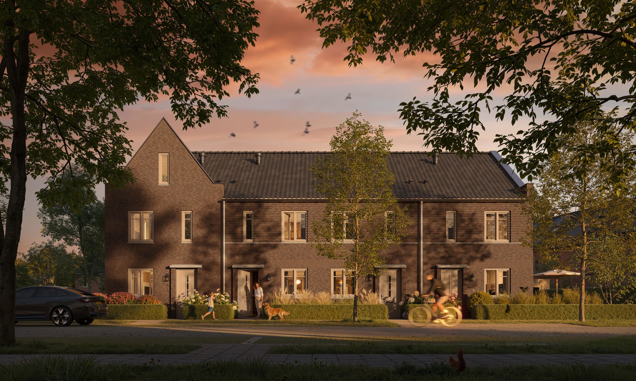 C54 - Royale hoekwoning met tuitgevel (Bouwnr. 4)  false