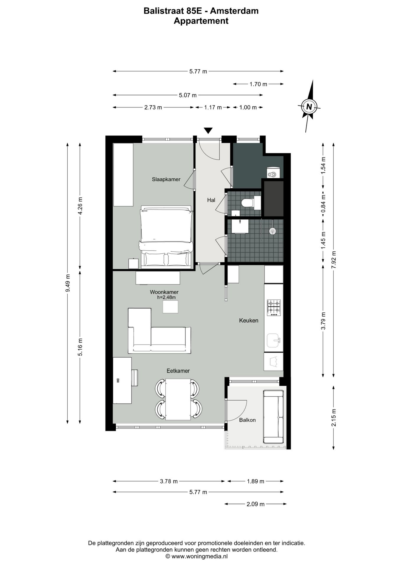Foto 19 van Balistraat 85-E