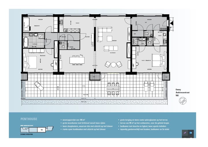 Appartement te huur: Emmy Andriessestraat 582, Amsterdam