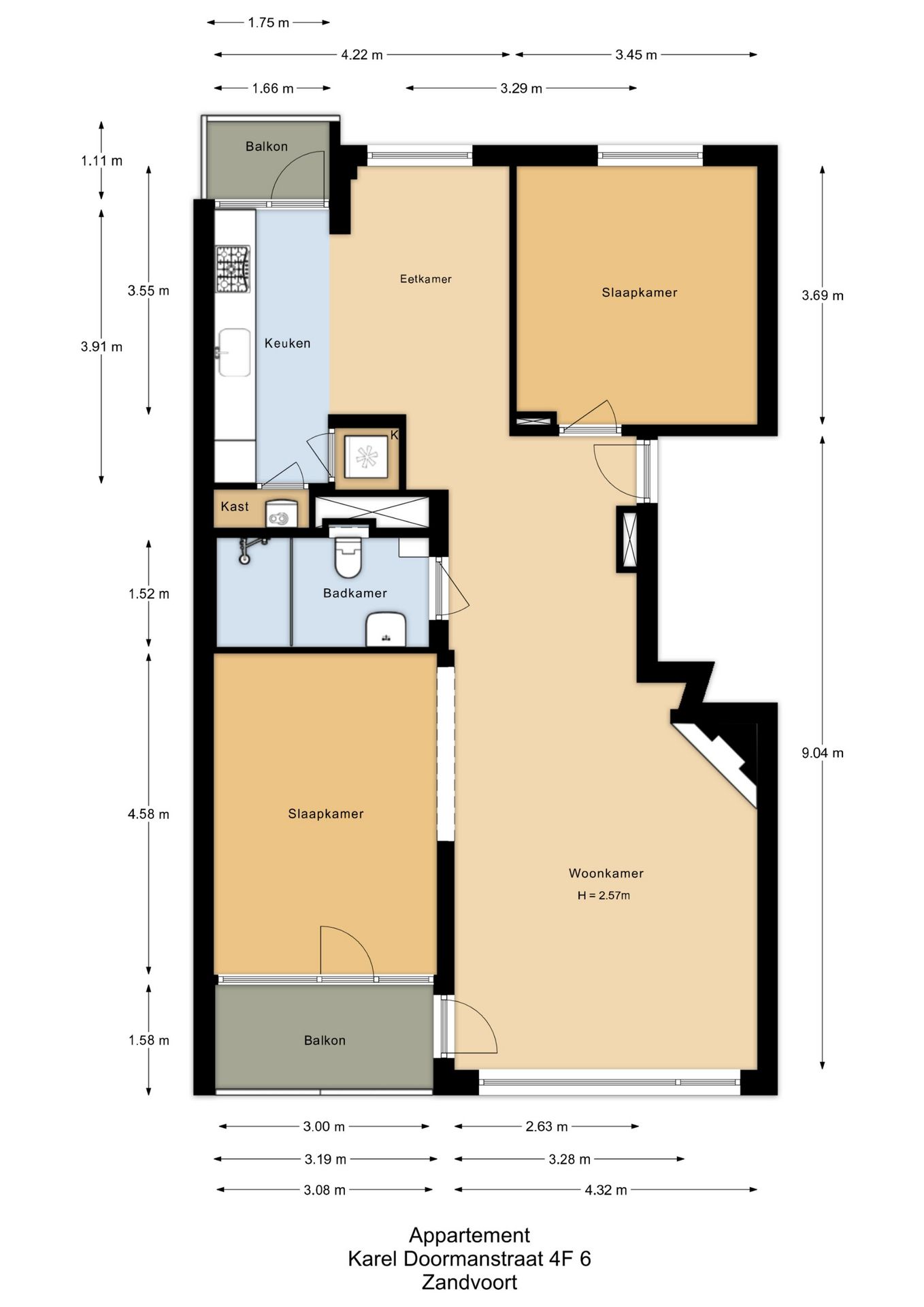 Foto 45 van Karel Doormanstraat 4-F6