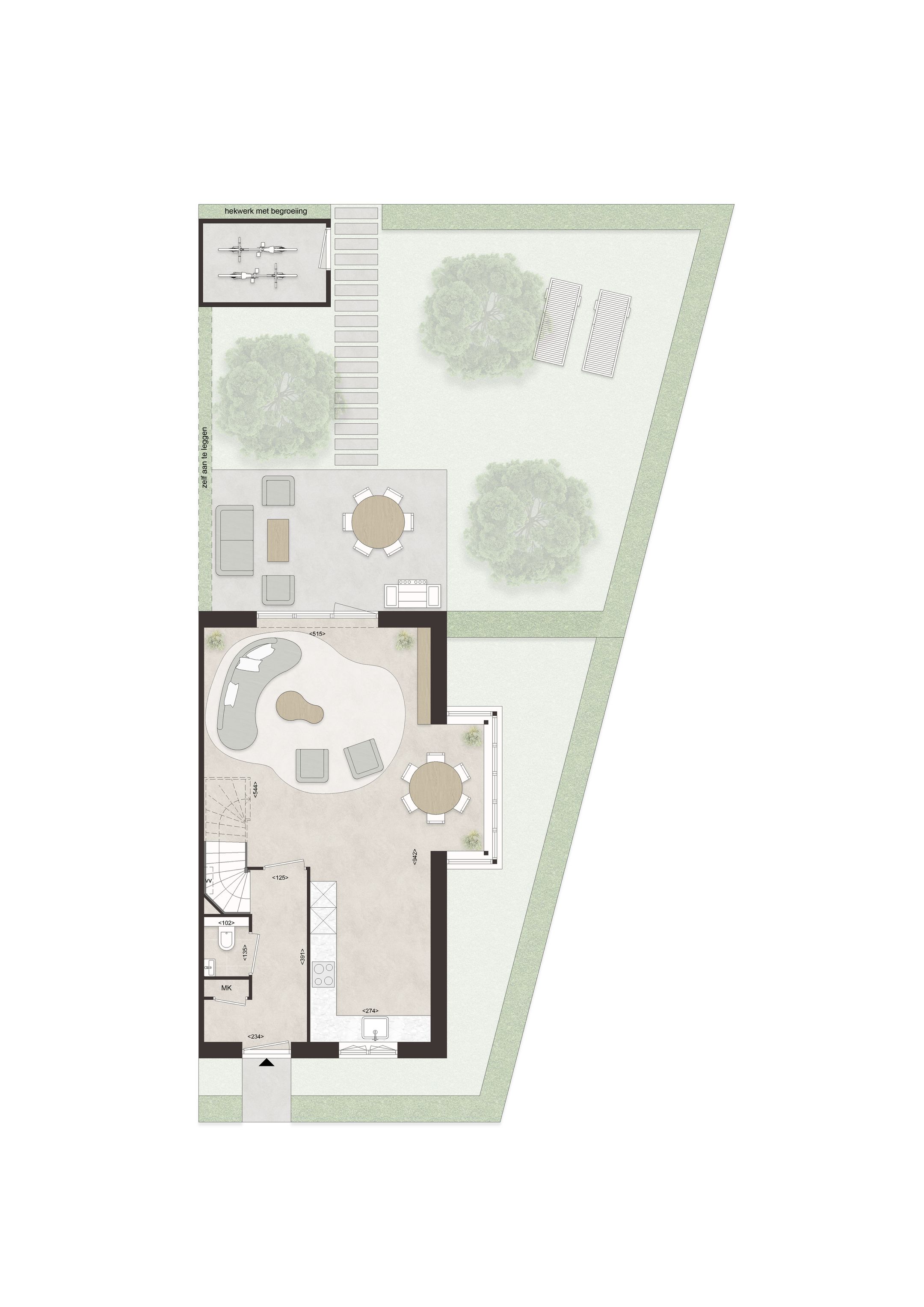 Photo 3 of C54 - Royale hoekwoning dwarskap en erker (Bouwnr. 18)