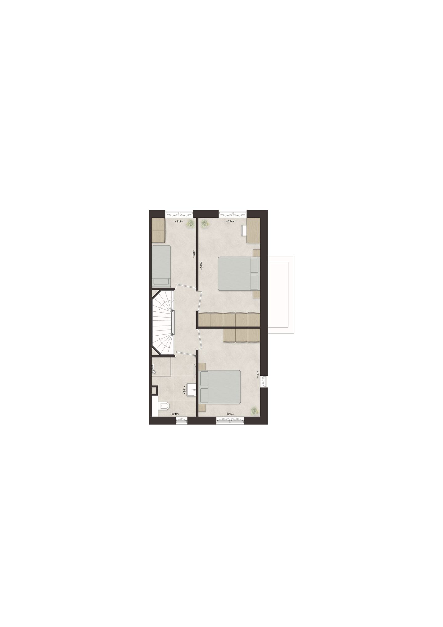 Photo 4 of C54 - Royale hoekwoning dwarskap en erker (Bouwnr. 18)