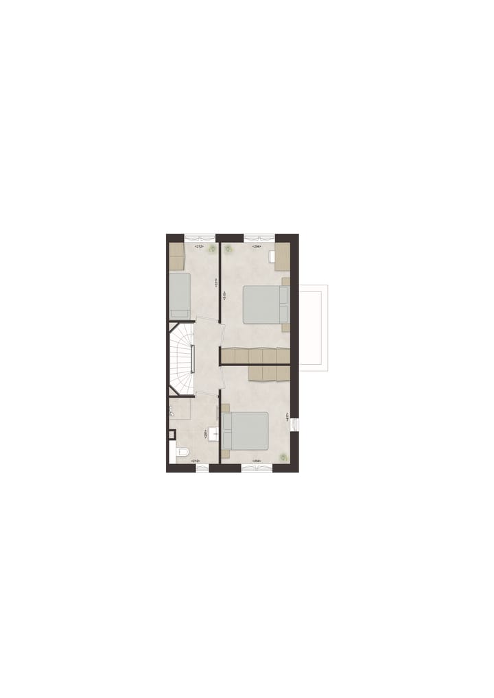 Photo 4 of C54 - Royale hoekwoning dwarskap en erker (Bouwnr. 18)