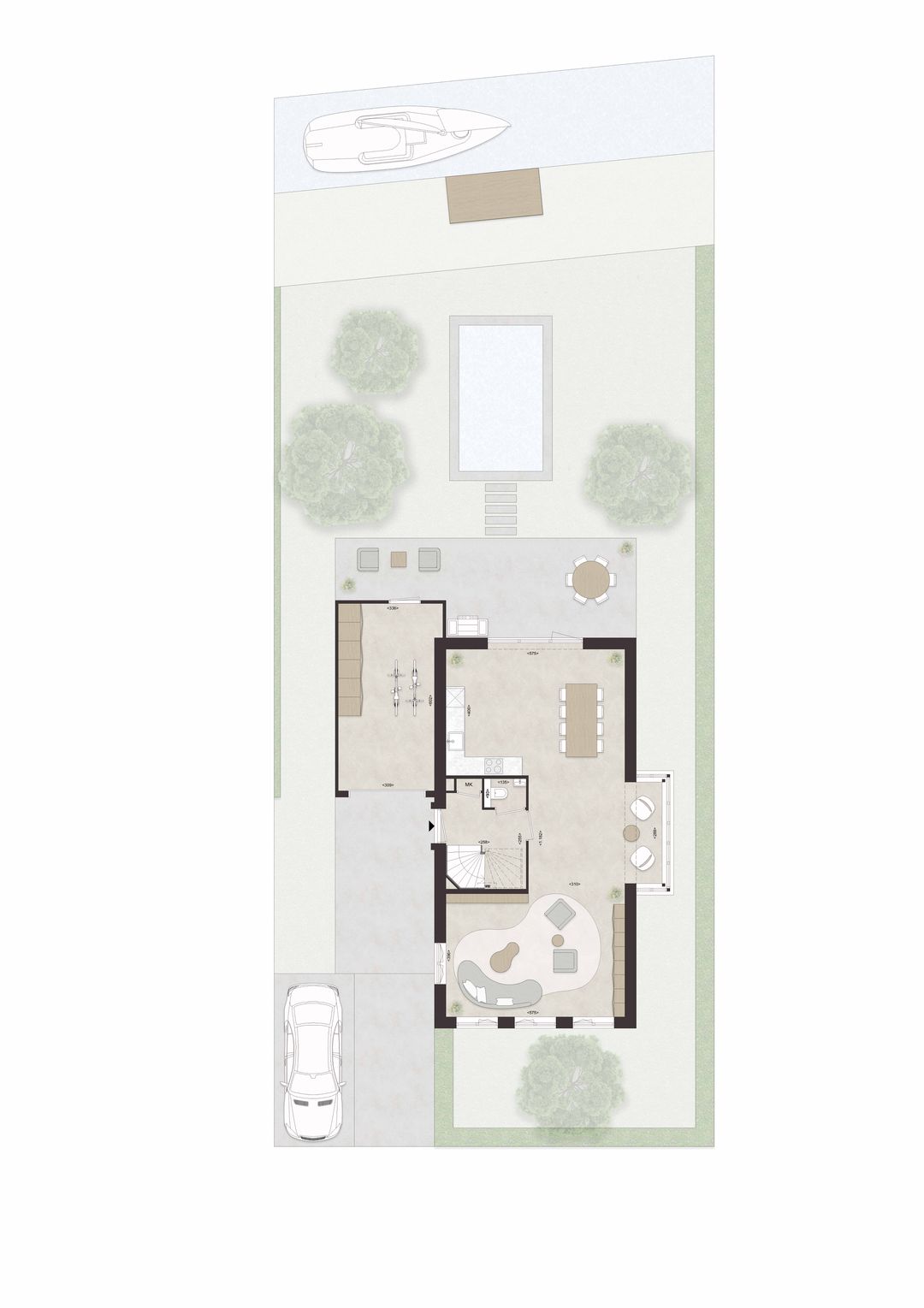 Foto 2 van F60 - Vrijstaande villa met erker/zwembad (Bouwnr. 46)