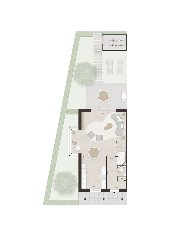 Foto 3 van C57 - Royale hoekwoning dwarskap en erker (Bouwnr. 25)