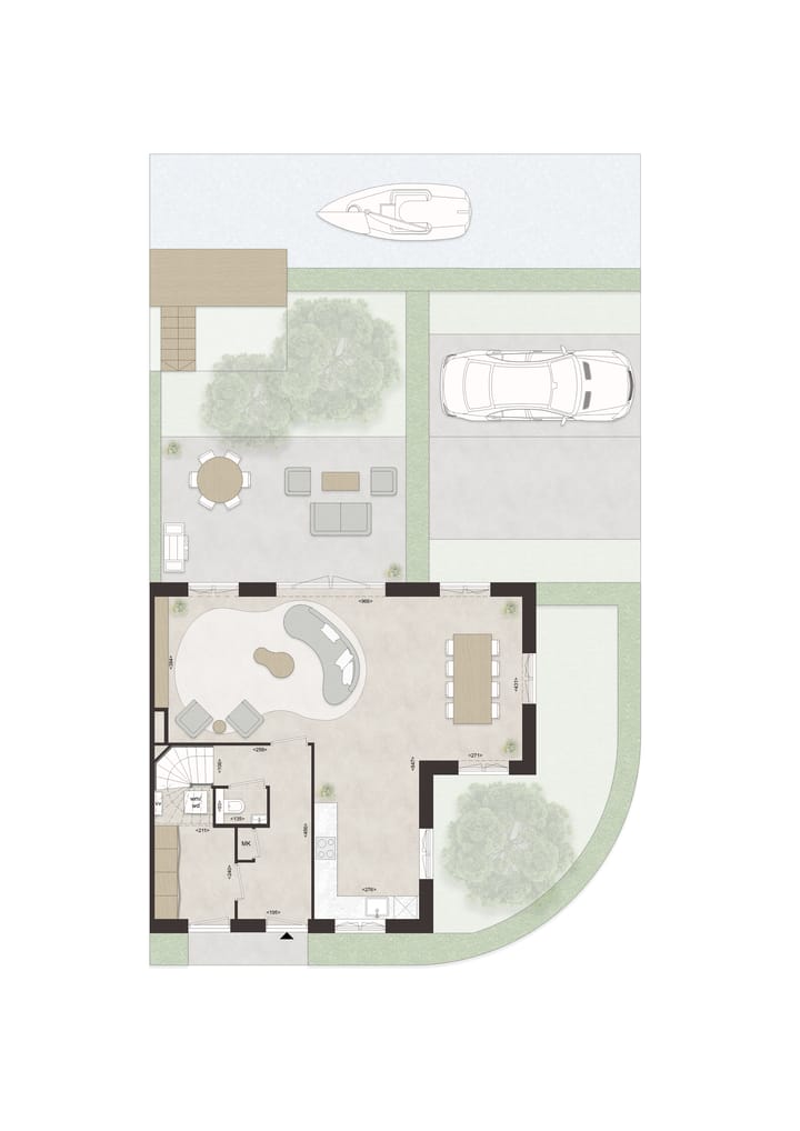 Photo 4 of L72 - Royale hoekwoning dwarskap en uitbouw (Bouwnr. 51)