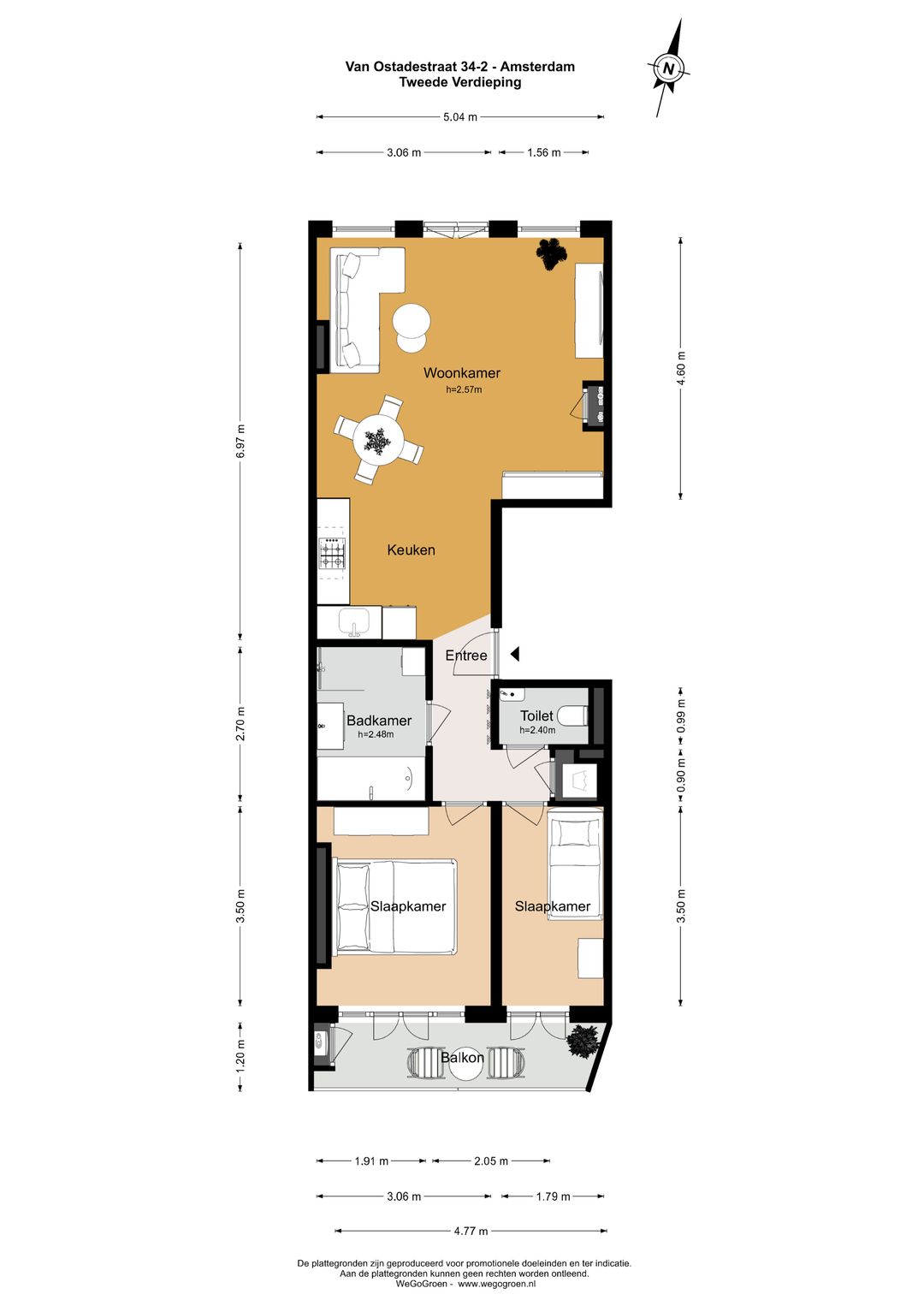 Foto 43 van Van Ostadestraat 34-2