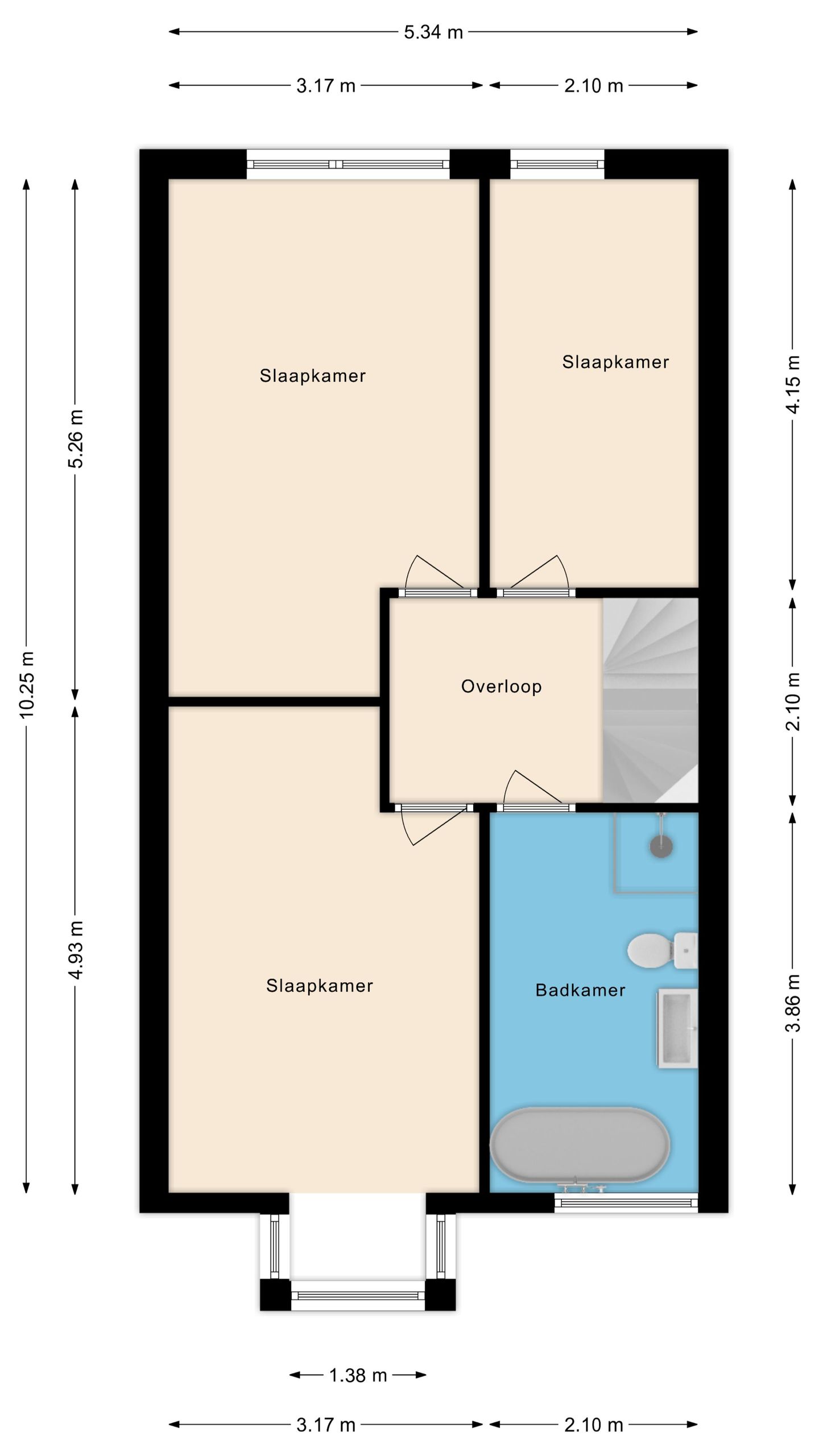 Spacious Townhouse with Rooftop Terrace in Green Getsewoud — 59