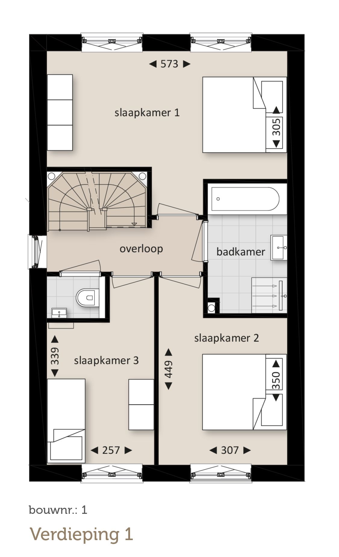 Foto 3 van Type F (Bouwnr. 1)