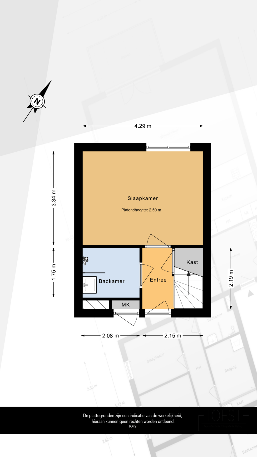 Spacious 3-Room Maisonnette with Sunny Balcony and Private Storage in Holy Noord — 32