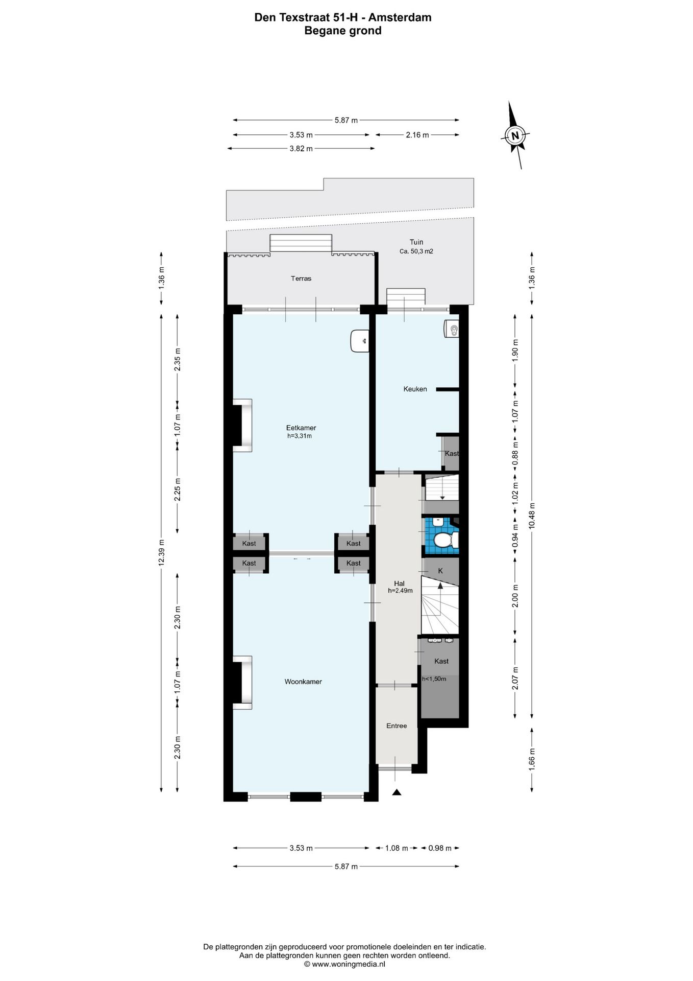 Foto 42 van Den Texstraat 51-H