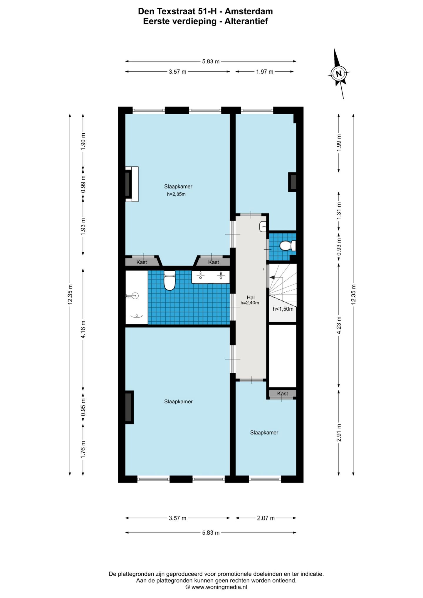 Foto 44 van Den Texstraat 51-H