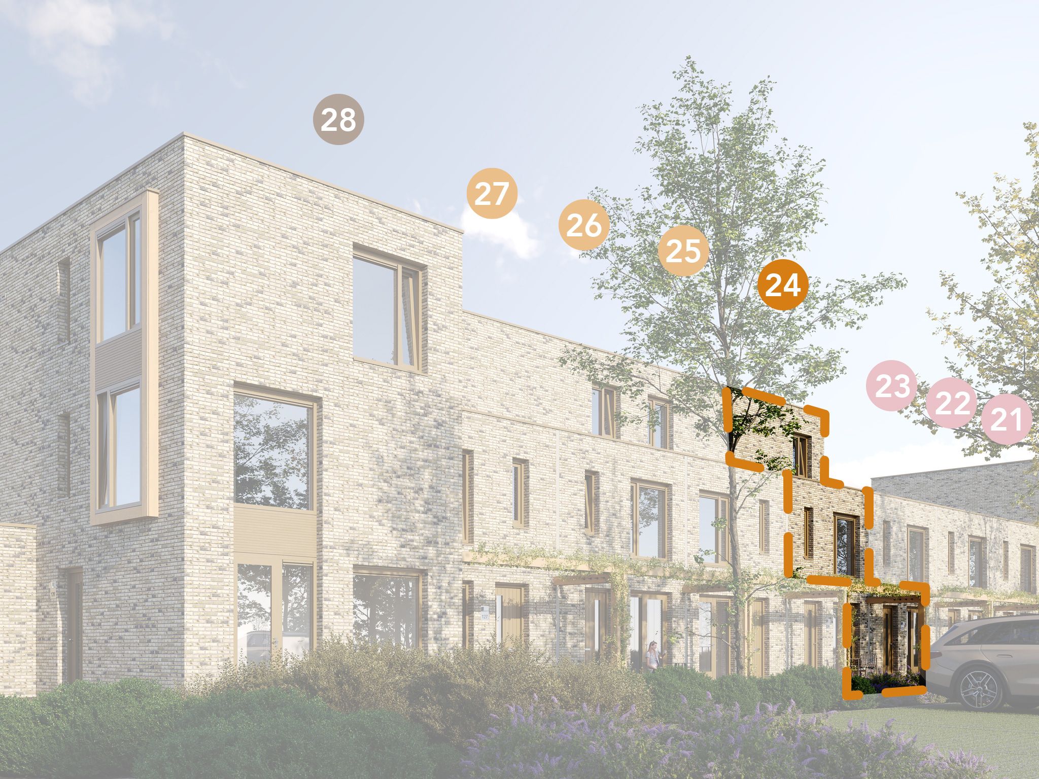 Semi-drielaags M (Bouwnr. 24)  false