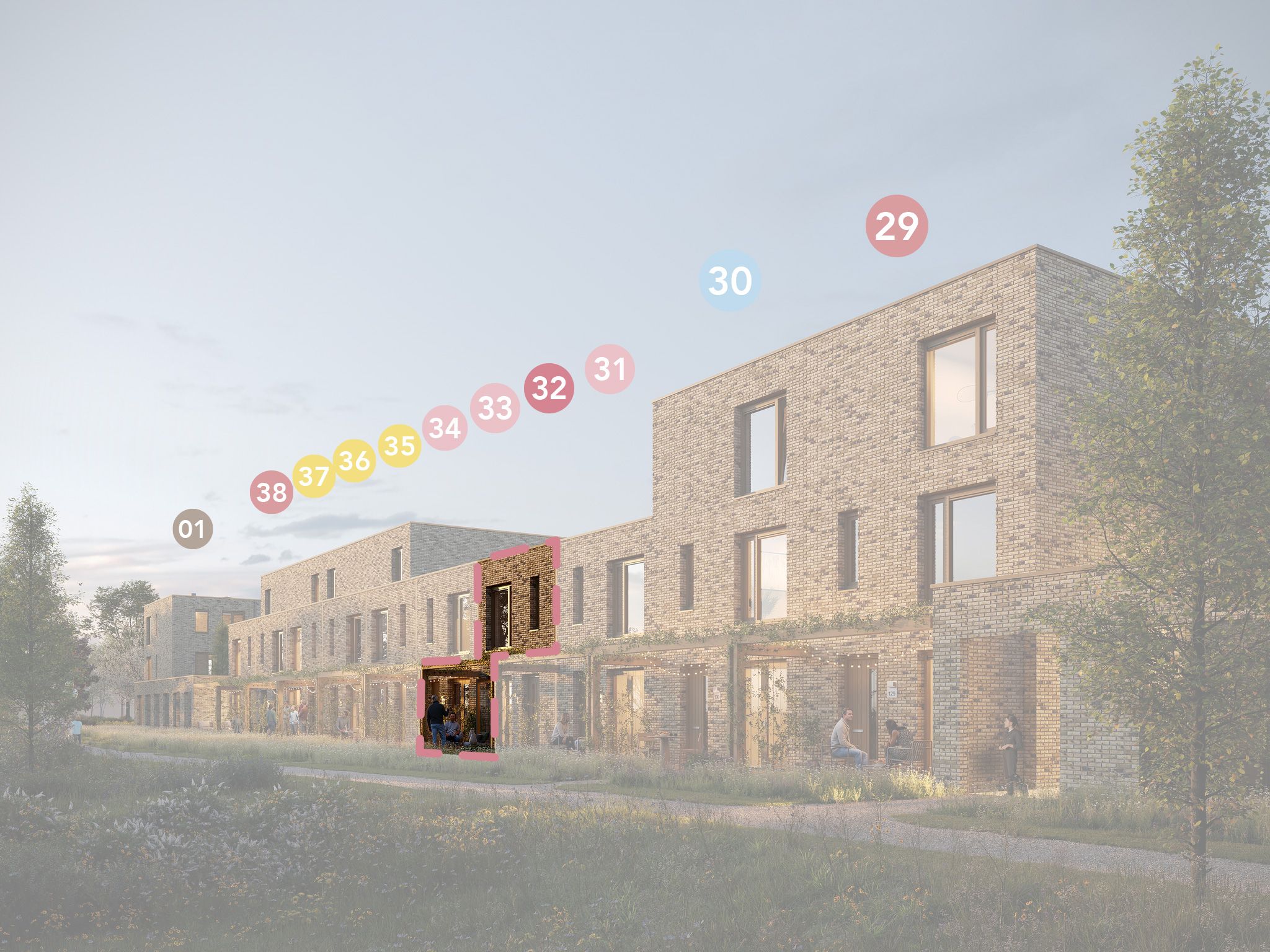 Tussenwoning Compact (Bouwnr. 32)  false