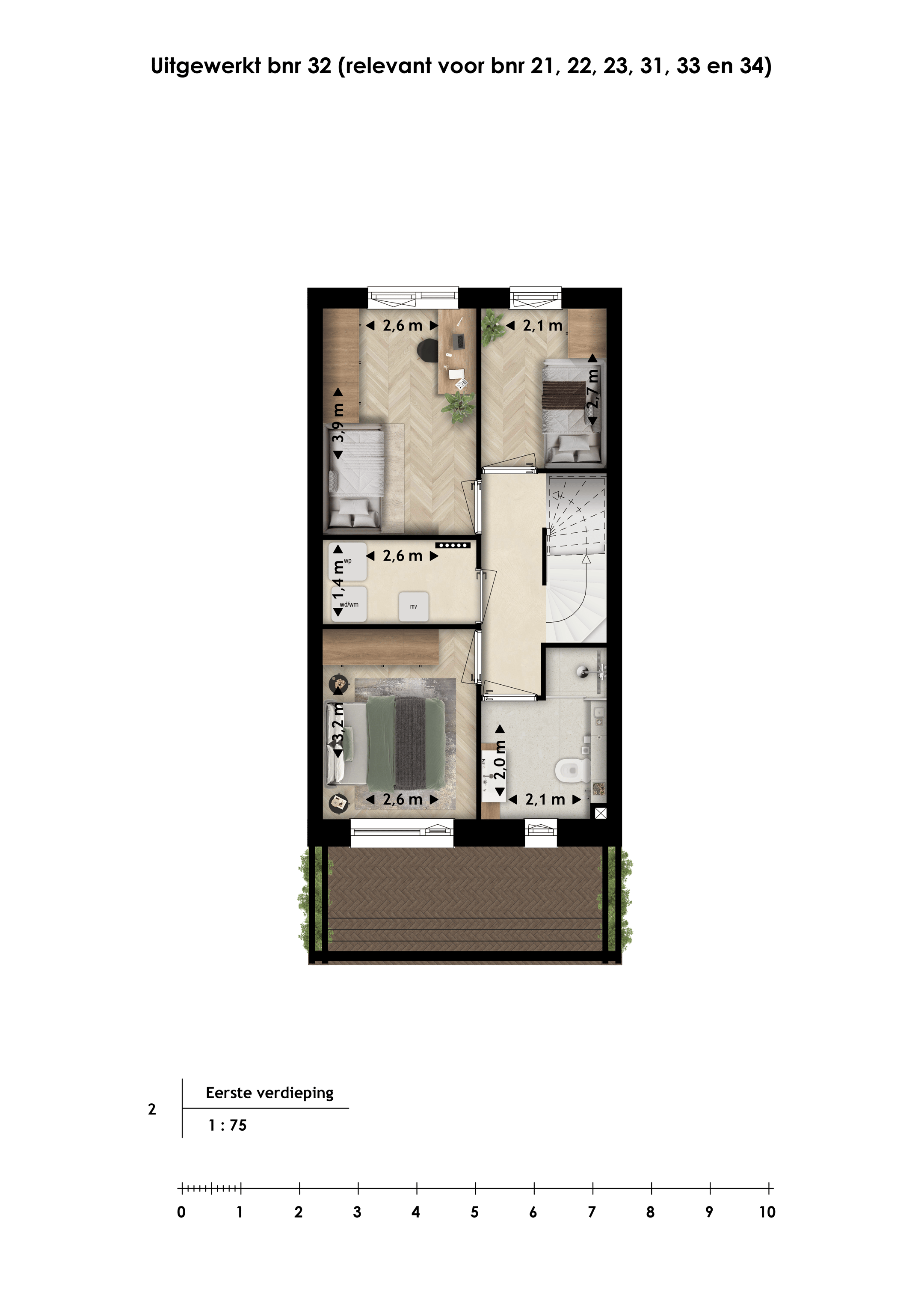 Foto 6 van Tussenwoning Compact (Bouwnr. 31)