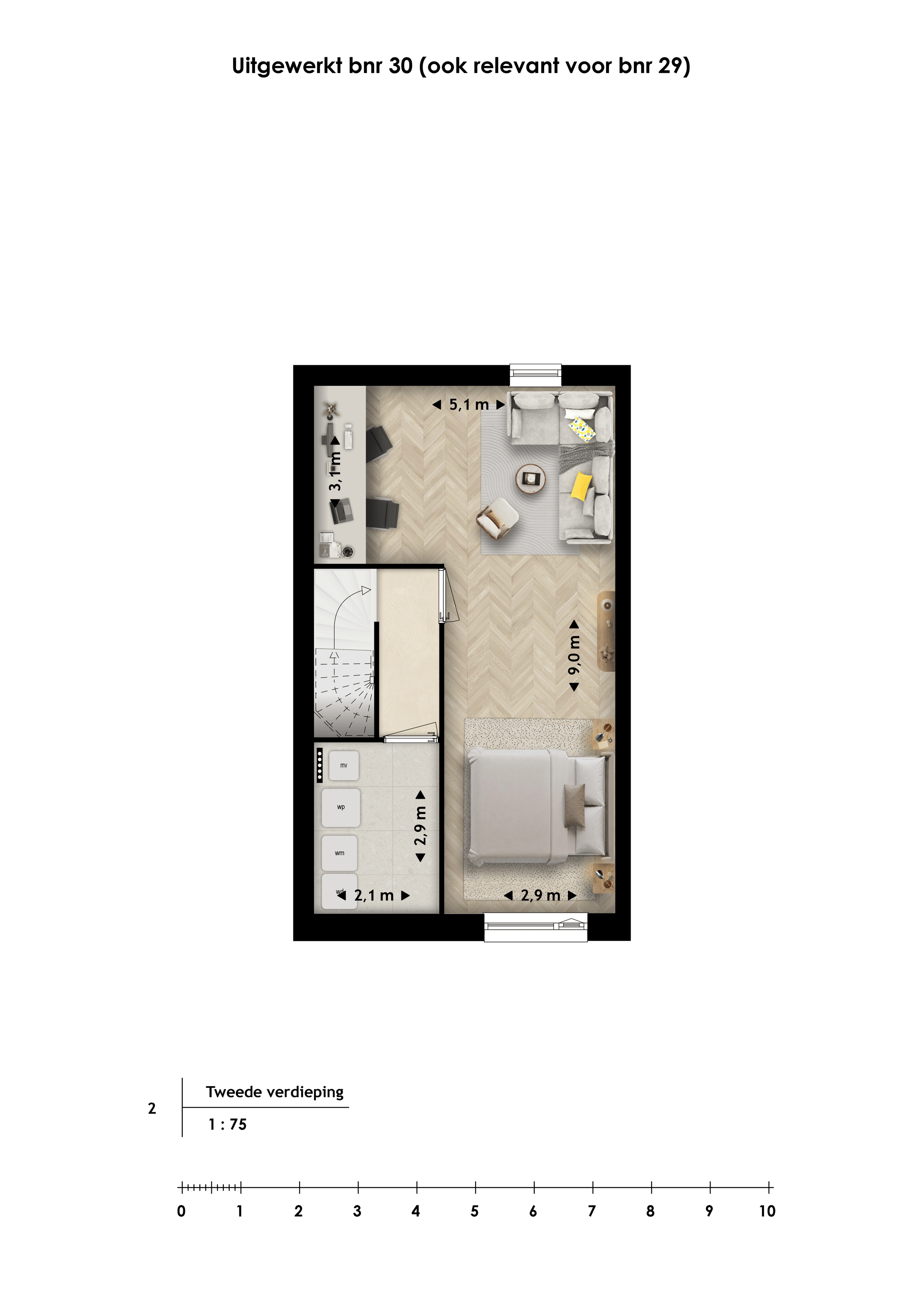 Photo 6 of Drielaagse woning (Bouwnr. 30)