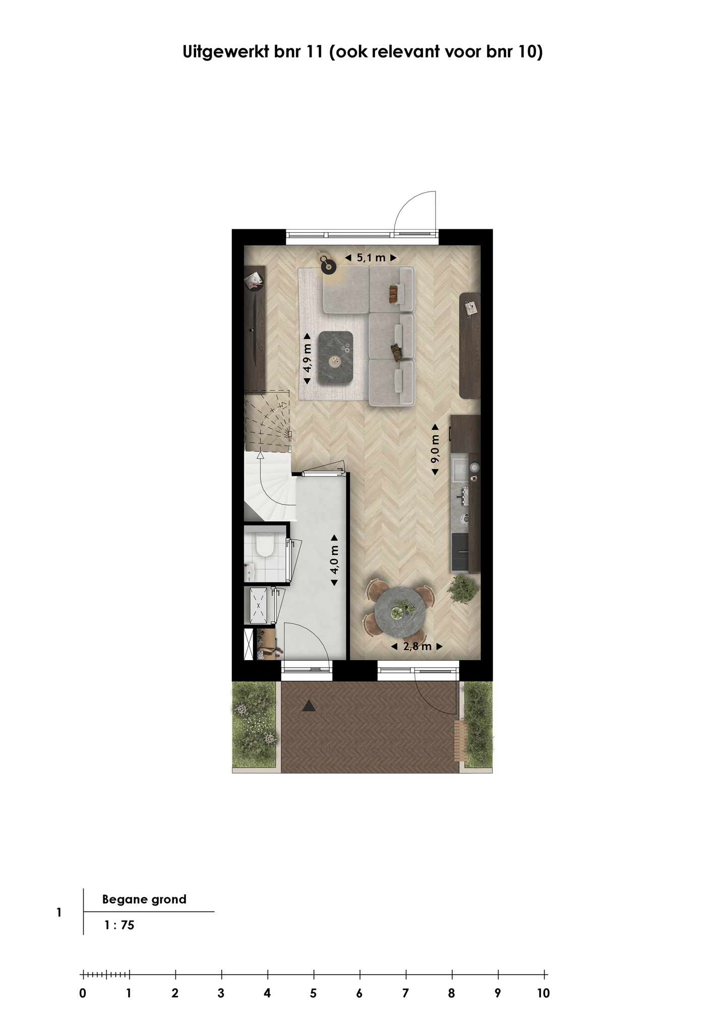 Photo 5 of Drielaagse woning (Bouwnr. 11)