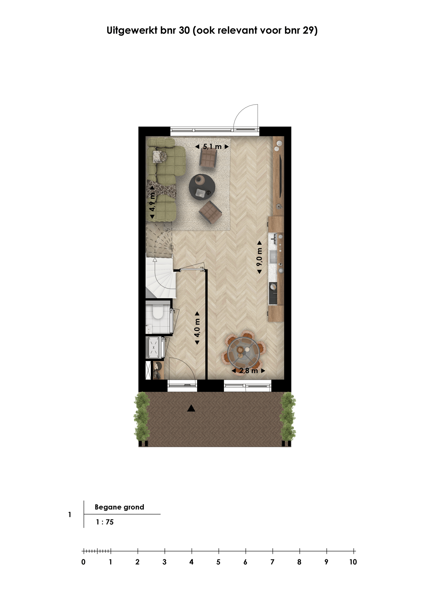Photo 4 of Drielaagse woning (Bouwnr. 30)