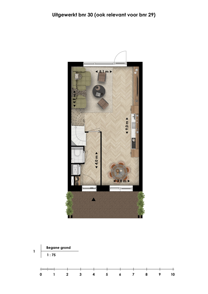 Photo 4 of Drielaagse woning (Bouwnr. 30)
