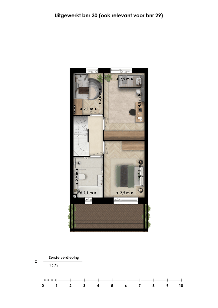 Photo 5 of Drielaagse woning (Bouwnr. 30)