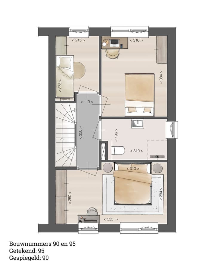 Foto 4 van Tussenwoning (Bouwnr. 91)