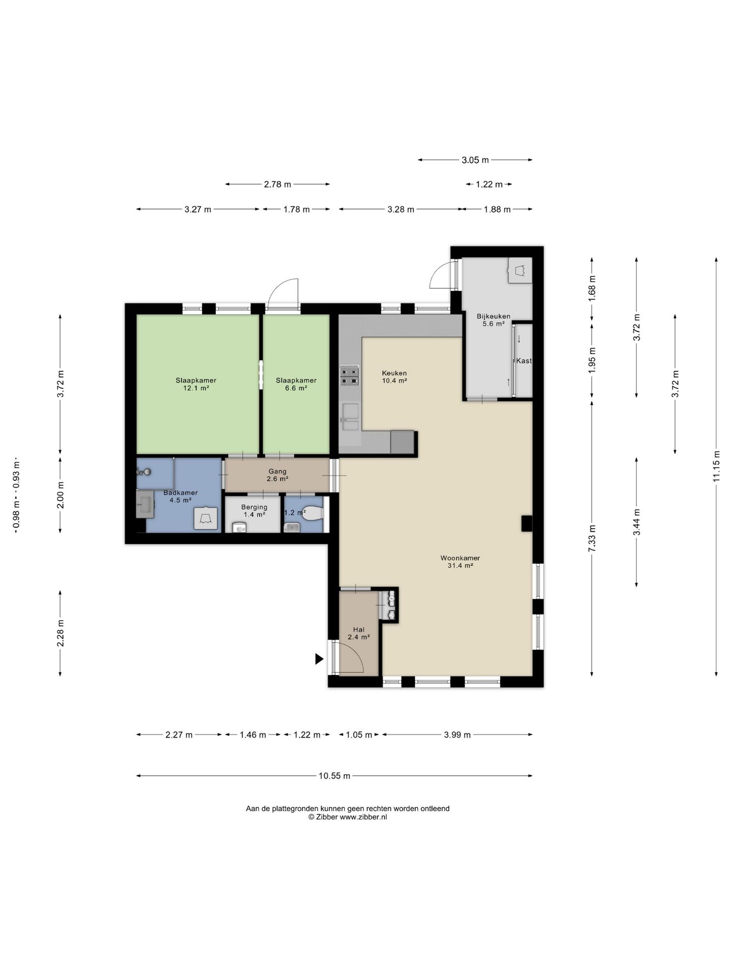 Spacious Corner Apartment with Large Southwest Facing Garden on the Ground Floor — 35