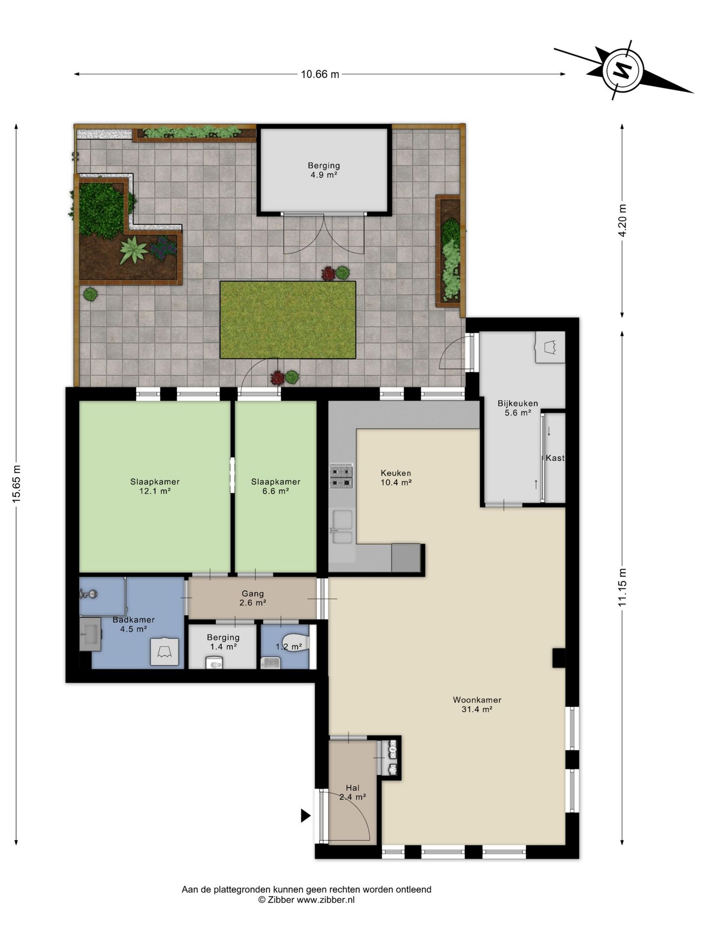 Spacious Corner Apartment with Large Southwest Facing Garden on the Ground Floor — 34