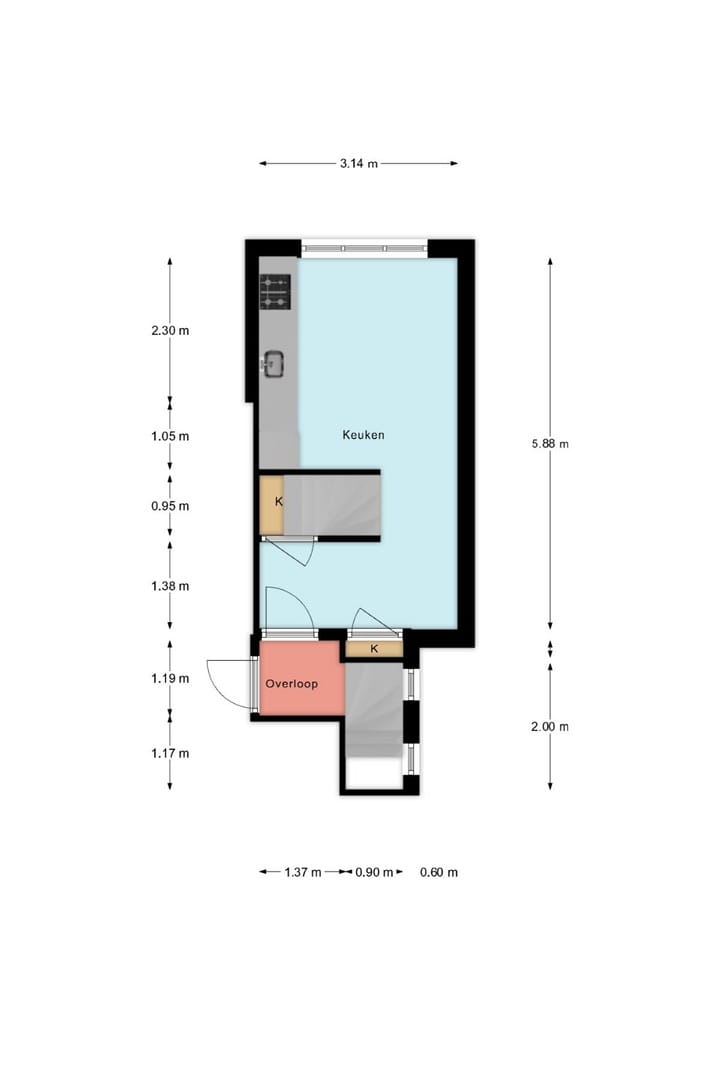 Stylish Maisonette with Roof Terrace in Leidschendam Center — 37