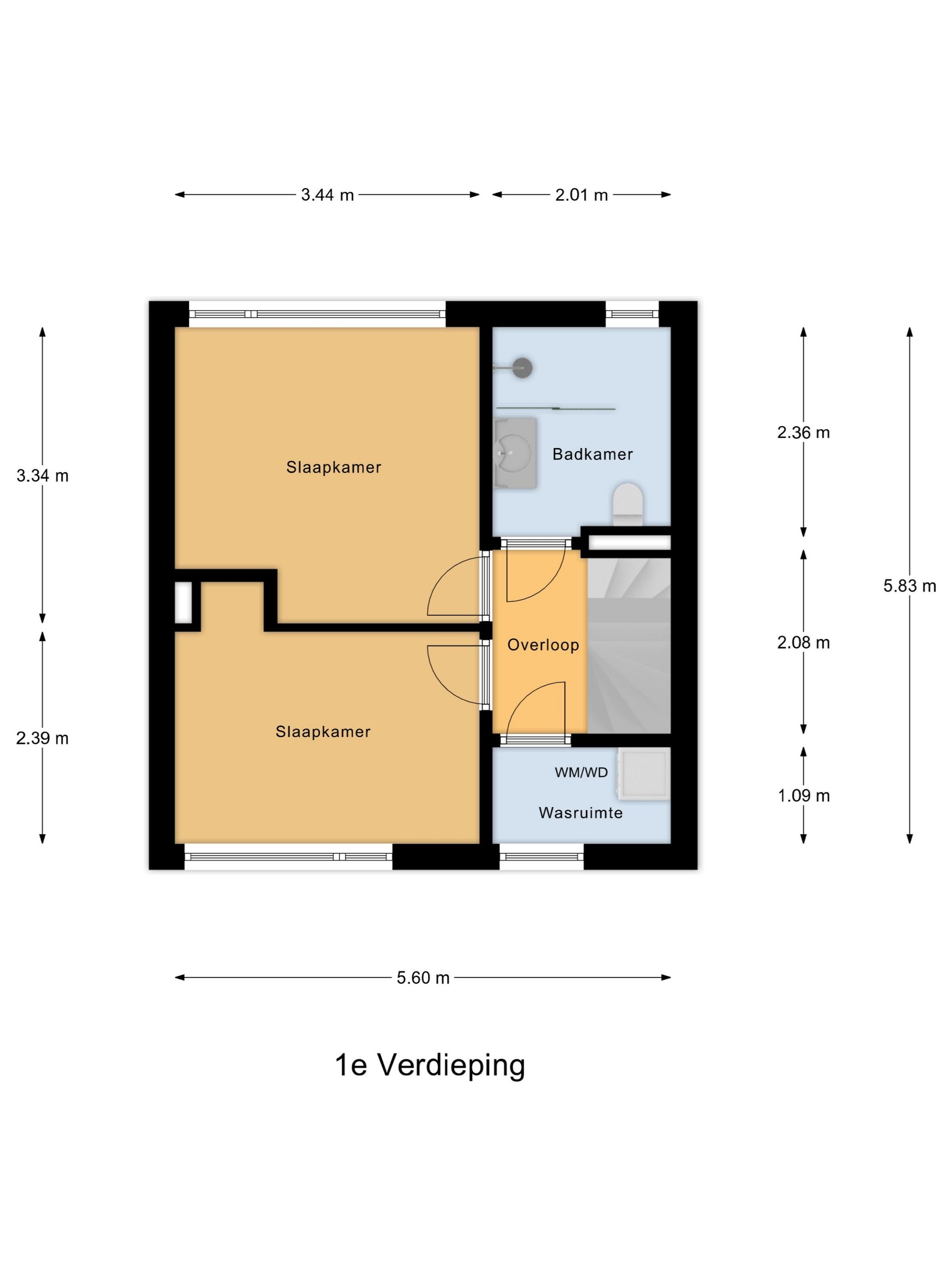 Move-in ready modernized terraced house in quiet Linschoten — 48