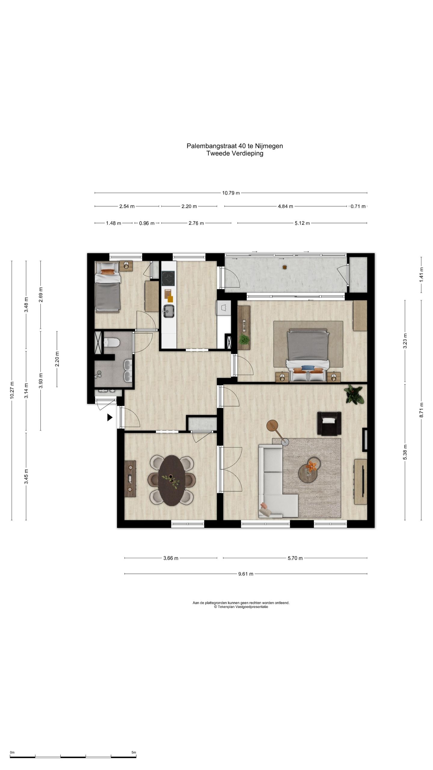 Spacious 4-room Apartment with Balcony in Popular Indische Buurt, Nijmegen — 44