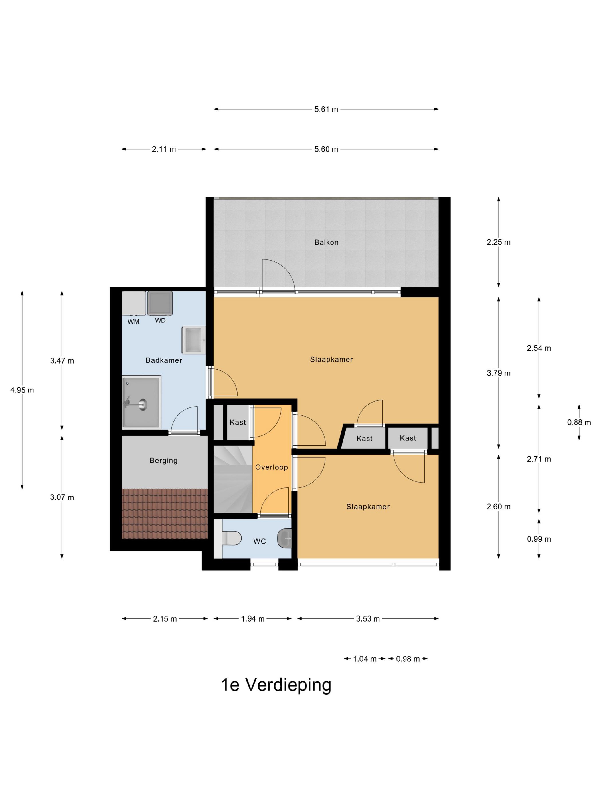 Spacious corner residence with double garage and sunny balcony in Waddinxveen — 45
