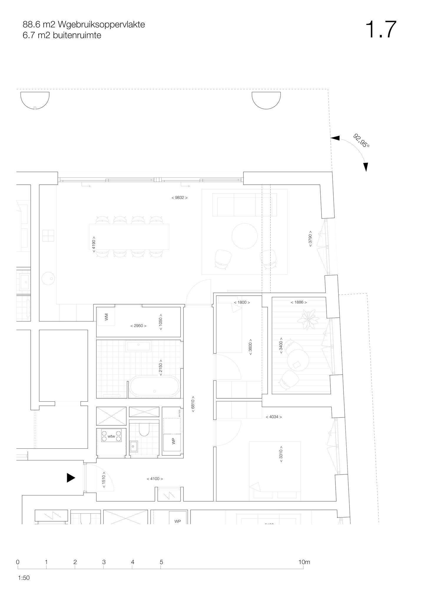 Foto 14 van Driekamerappartement (Bouwnr. 1.7)