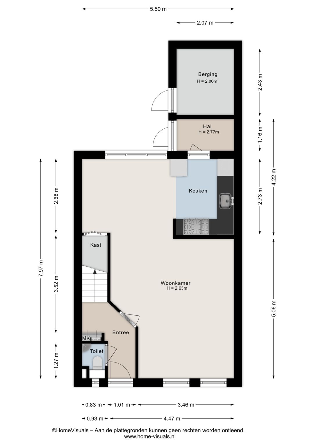 Spacious and Move-in Ready Terraced Home with Modern Bathroom and Sunny Garden in Emmeloord — 47