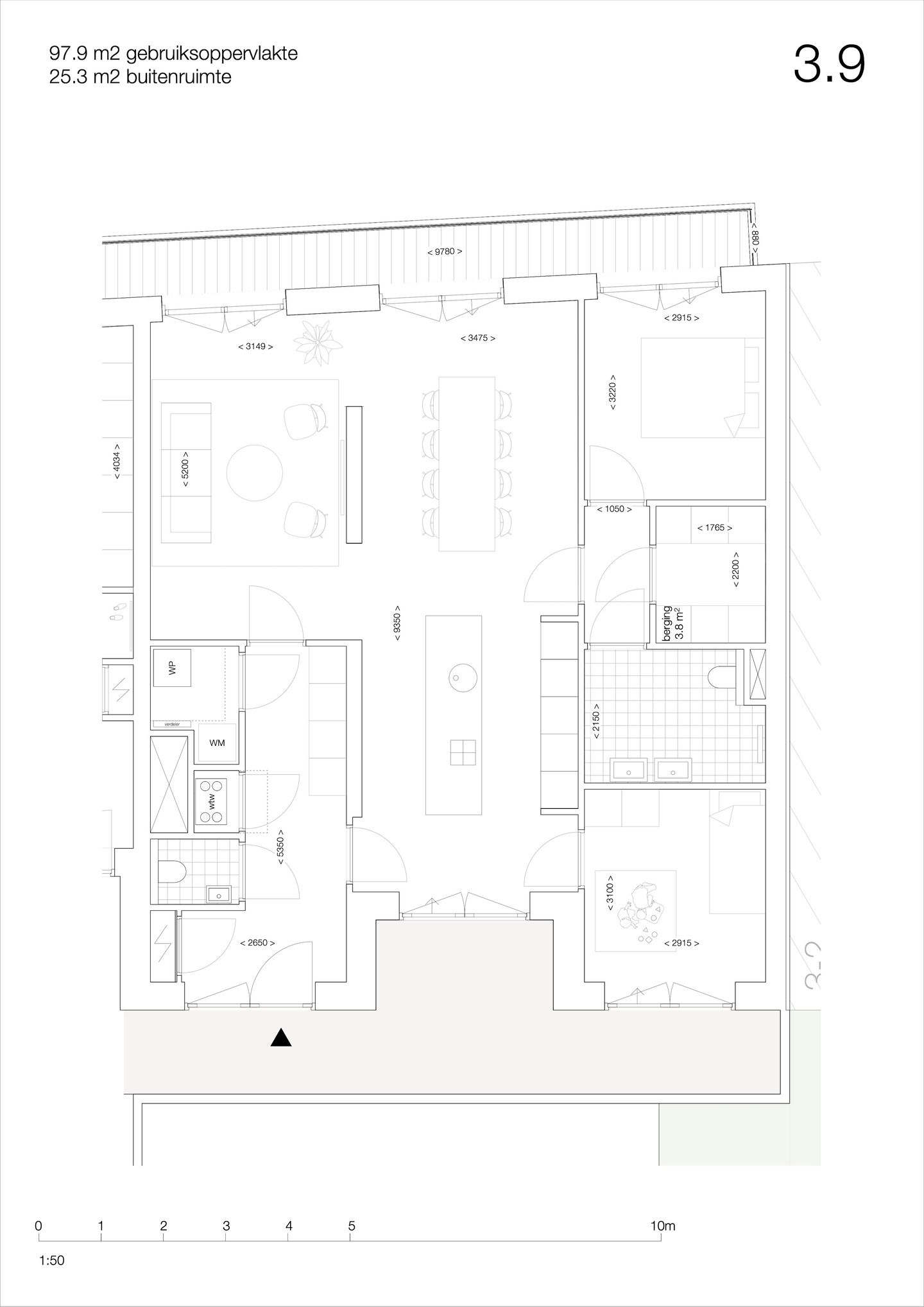 Photo 14 of Driekamerappartement (Bouwnr. 3.9)